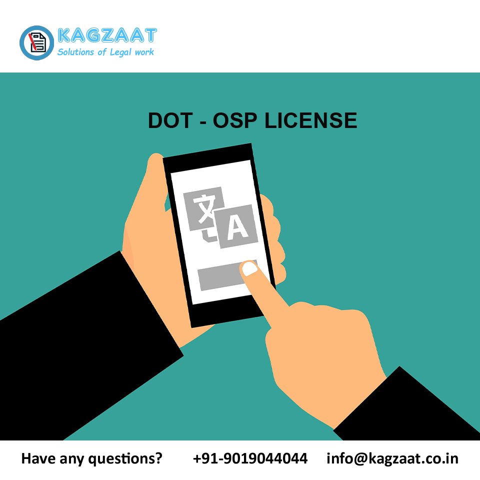 KAGZOC's tweet photo. Get DOT license online in India | DOT-OSP License

Website: https://t.co/hoSeEtIpH9
Call: 9019044044
e-mail: info@kagzaat.co.in

#DOT #OSP #Registration #dotlicense #gov #CallCenterLicense https://t.co/0PFy3Xhztl