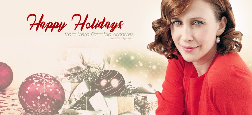 VeraFarmiga_Net's tweet photo. Happy Holidays and a Happy New Year! Vera Farmiga https://t.co/czIUBKwssu https://t.co/I0wwxqFnxH