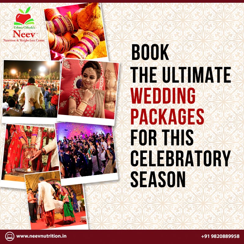 NeevNutrition's tweet photo. With the onset of the #wedding season, prep your #skin and #body for the ultimate glow-up.  Book all the pre-wedding #beauty #packages right now with Neev Nutrition and shine your way through the #celebrations. To know more, give us a call on +91 98208 89958 https://t.co/XJKPS1FdWs