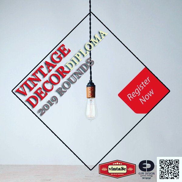 Elaf_Design's tweet image. Vintage Decor Diploma
For more info please 
Contact us at 
mobile:(002) 01144609043
whats app:(002) 01097378795 
complains :(002) 01144715121
e-mail: vintage@elafdesign.com 
Register now from this link:
bit.ly/2A6pWD6