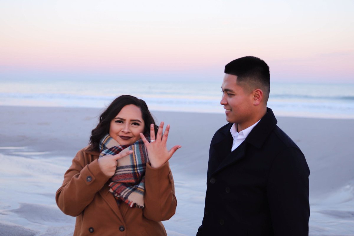 juustinne's tweet photo. I’m engaged to my best friend and love of my life. Wow. I’m speechless. God has definitely blessed me with this handsome and loving human I now get to call my fiancé 🙈🥰 @TJFerraren https://t.co/XADBljkY2V