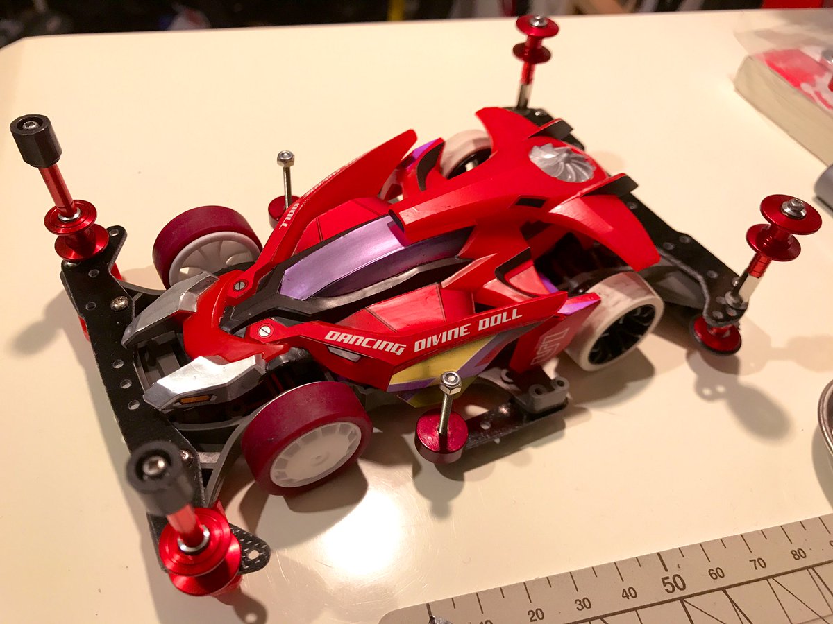 ダンシングディバインドール完成。 素敵。 #mini4wd #ミニ四駆