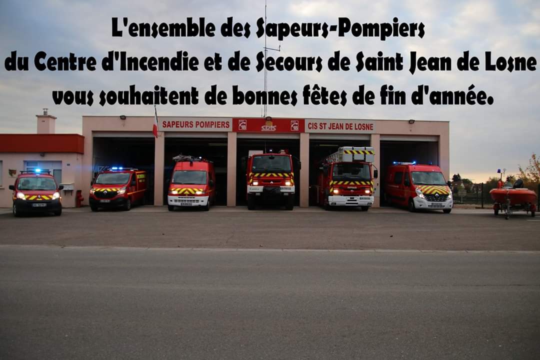 SPSaintJean's tweet photo. Bonnes fêtes de fin d'année #sdis21  #lebienpublic https://t.co/PThmWY6qkc