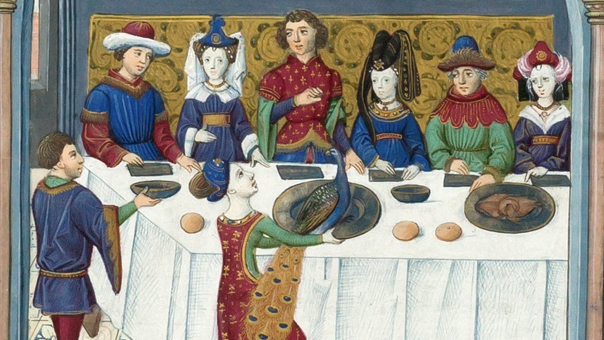 BDIMedieval's tweet photo. ¿Os toca hoy preparar la cena de Nochebuena? Desde @BDIMedieval os deseamos unas muy felices fiestas y esperamos que las podáis disfrutar con vuestros seres queridos. ¡Feliz #NavidadMedieval!

📷 Livre des conquêtes et faits d'Alexandre, fol. 86v. (Petit Palais, Paris) https://t.co/hZS4ruUkuo