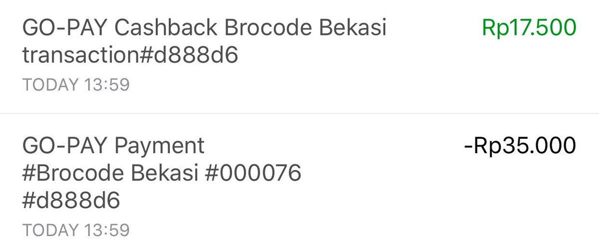 EgiHardika's tweet photo. @SiOchoy @gopayindonesia Ikutan ahhh @SiOchoy @gopayindonesia #GOPAYpayday. Barusan potong rambut di Brocode Bekasi Cashback 50% PAKAI GOPAY! Happy.. thank you GO-PAY! https://t.co/8tErUPmLBE
