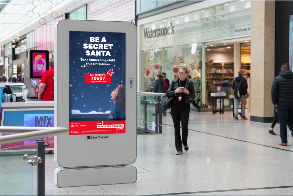 BMO_UK's tweet photo. This year we're proud to support @actnforchildren as our official Christmas Charity partner. As well as running the #SecretSanta campaign across our #DOOH network, staff also volunteered and raised money through Christmas raffles &amp; quizzes. Find out more: https://t.co/bZ3wvzUj9m https://t.co/r4W6ihBJEq