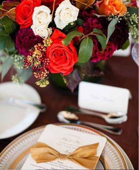 The gold-rimmed details tied this elegant affair together! | Venue: Private Estate, Napa | Planning + Design: @marilynambra | Photo: <a href="/kuperberg/">Anna Kuperberg</a> | Catering: @componerefinecatering | Cake: @sweetoncakenapa | Tent: @rajtentsllc | Furnishings: @blueprintstudiosevents | Linen: @l…