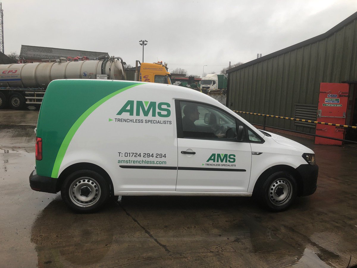 amsnodig's tweet photo. The first of our new vans with the new livery has arrived!   We think they look great and are looking forward to receiving the rest of the fleet in January.   The picture of our Prime Drilling PD250 at work in Aberdeen earlier in the  year takes pride of place on the back doors. https://t.co/a5gU63mTVe