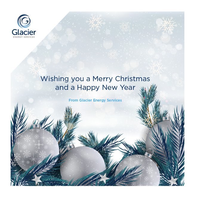 Season’s Greeting from all of us at Glacier. We hope everyone has a great time over the festive period!