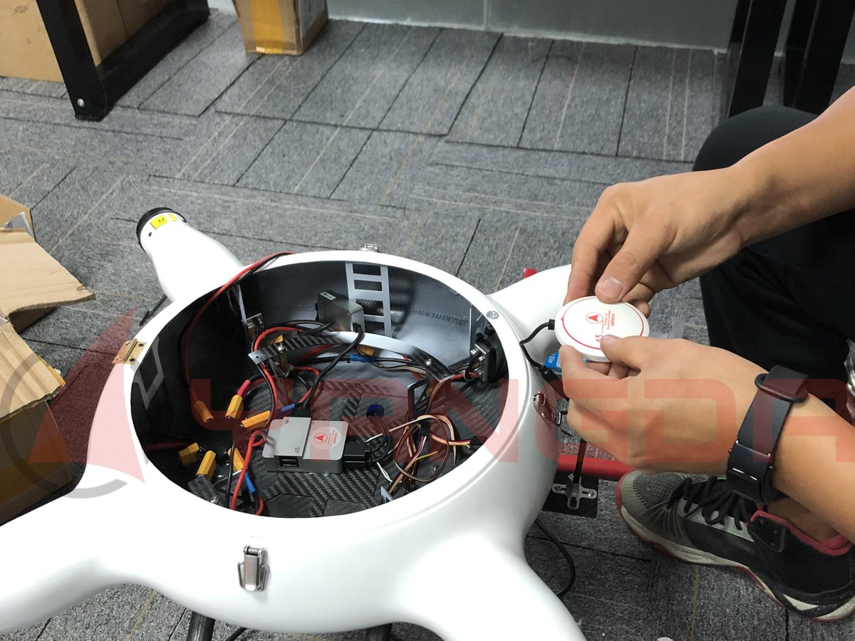 yangdaonline's tweet photo. Completed one Quadcopter for #DJIZ30 with #DJIA3 #lightbridge2 #TMOTORU8II #ALPHA60AHV #29''PROPELLER and testing successfully in a raining windy afternoon. https://t.co/OSkeXjUdt6