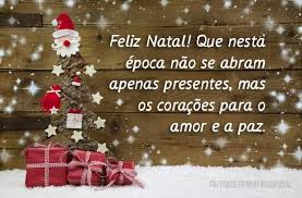 Bom dia! Desejamos também um santo e feliz Natal a todos amigos e familiares!