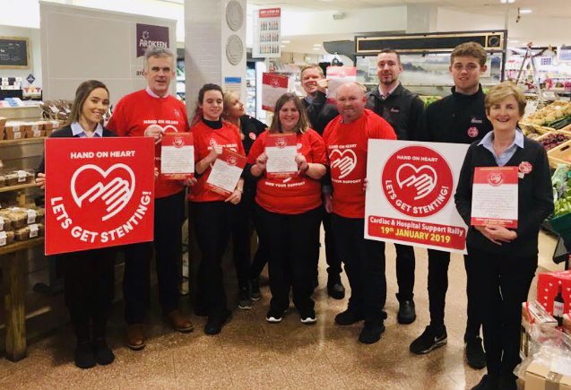 ArdkeenQFS's tweet photo. Happy to support campaign for proper cardiac services in the south east. #handonheart #ourlivesmatter #letsgetstenting https://t.co/LUfQqSldlu