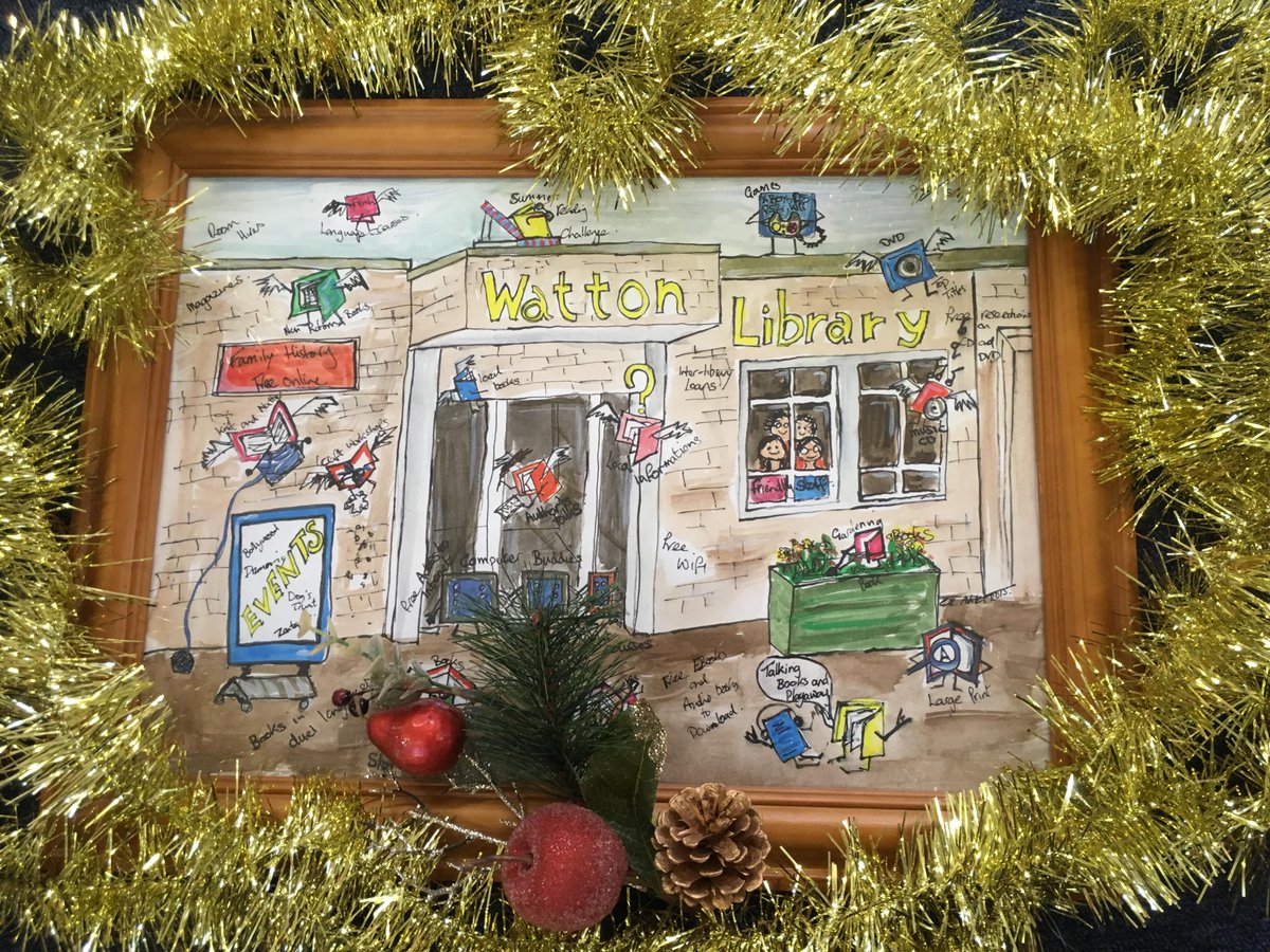 WattonLibrary's tweet image. We wish all our customers and friends a very happy and healthy Christmas and New Year from all the staff at Watton Library