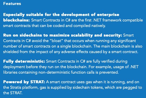 Our Turing-complete smart contracts in C# will be released alongside the first Stratis smart-contract-enabled sidechain on December the 27th.

You can find an overview of the smart contract features on our brand new website: stratisplatform.com/products/#Smar…

#Stratis $STRAT #SmartContract