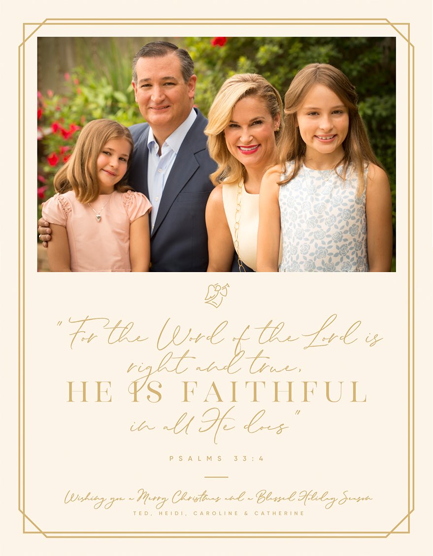 Ted Cruz on Twitter "Wishing you and your family a merry Christmas, a