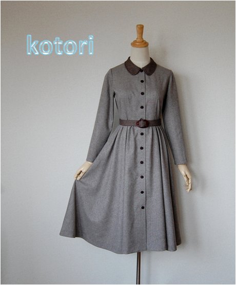 コトリ ウール ツイードのレトロなワンピース ブラウン 千鳥格子 ミンネ出品中 T Co A3iuyrdi0h クリーマ出品中 T Co Nzboad3dmn トラッド レトロ レトロワンピース Minne Creema ウール ミンネ クリーマ 冬