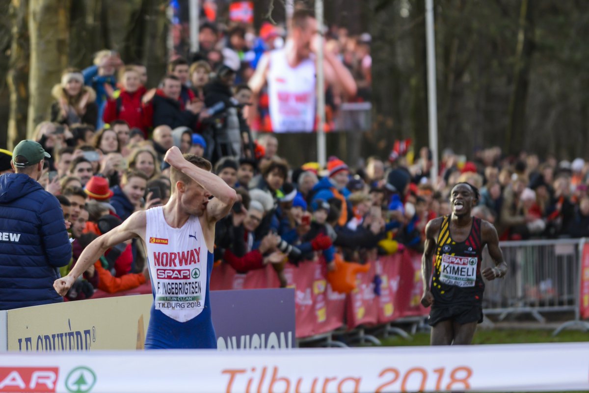 Filip Ingebrigtsen took, after his brother Jakob, the second gold for the family during the SPAR European Cross Country Championship in Tilburg! All pictures of the Men Seniors race are now available on our Facebook page! #Tilburg2018 #CreatingCrossovers