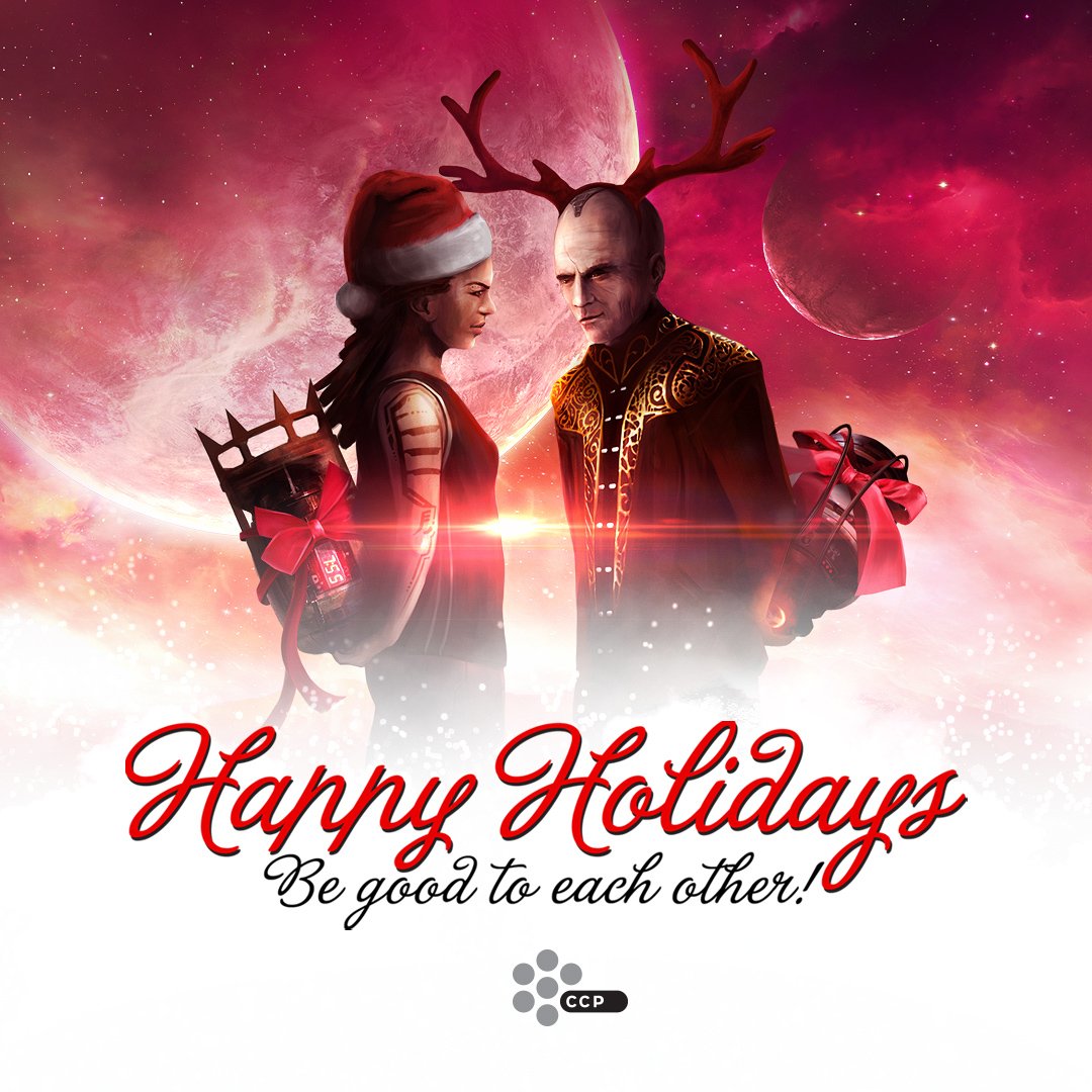 Happy Holidays, season's greetings and Happy New Year from all of us at CCP! Remember, be good to each other...

#evevalkyrie #vr #ccpgames
