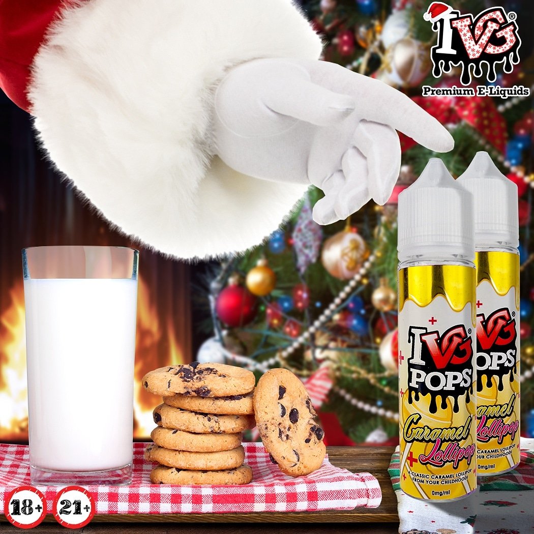 ivgeliquids's tweet photo. Christmas eve is finally here! So why not unwind with our delicious Caramel Pop flavour! Will it be in your stocking this year?
So delicious even Santa will be tempted! ❤️🎅
#christmas #ivgpops #ivgeliquids #vapenation #vapefam #vapechristmas https://t.co/2k6nO0bRkj