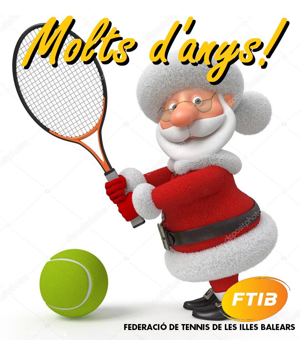 FTIB_tennis's tweet photo. 🎾🎅🏽🎄🤶🏼Desde la #FTIB deseamos una feliz Navidad y un próspero año nuevo a toda la familia del tenis balear
🤴🏼🐫🤴🏿🎁🤴🏽Que tengáis salud en este 2019 para llevar a cabo vuestros proyectos y sigamos disfrutando todos juntos de nuestro deporte
💪🏼 #IBteam
🏆 #IBtennis
👨👩👧👦 #IBfamily https://t.co/qLqIcluk6i