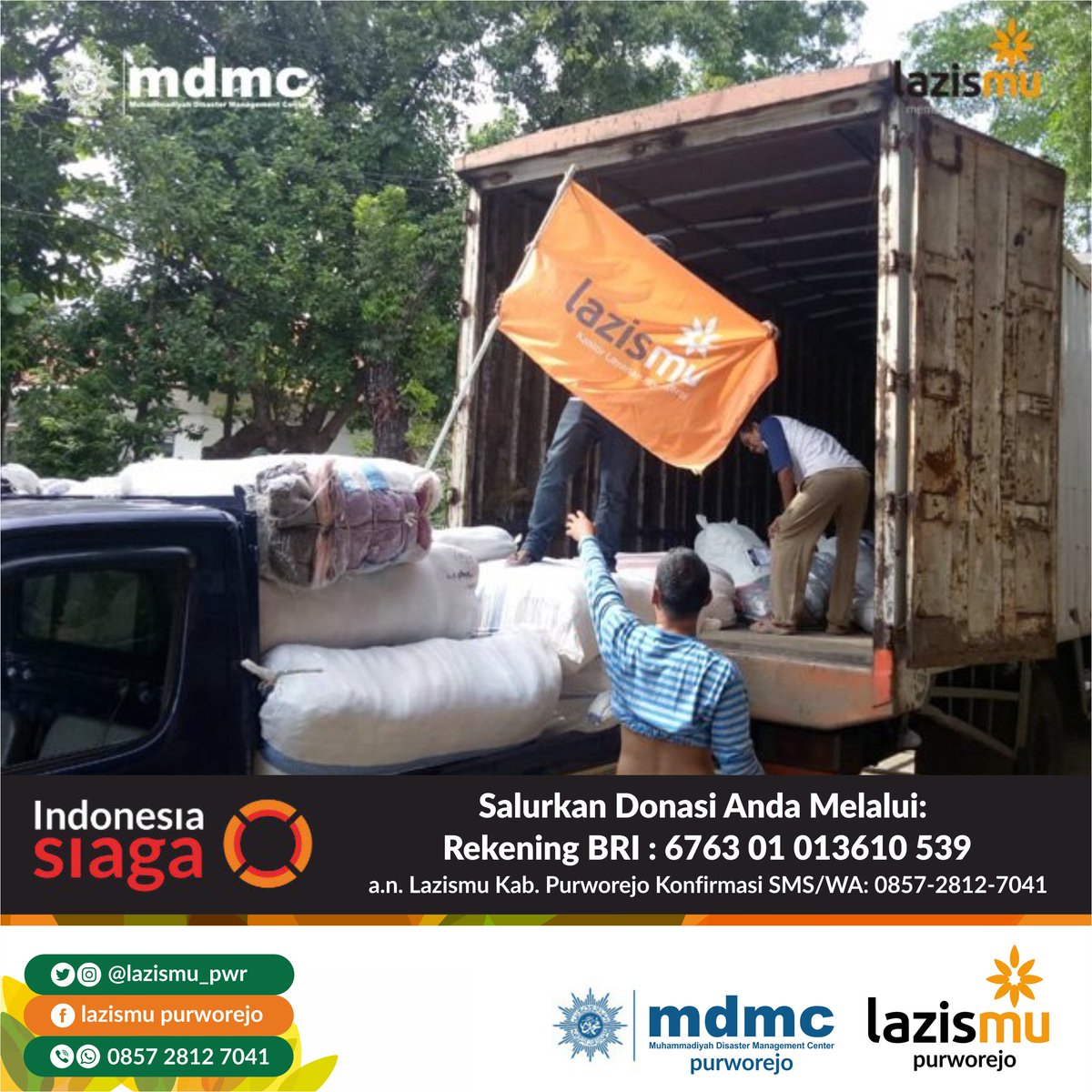Bongkar muat bantuan kemanusiaan untuk saudara-saudara kita yang terdampak #TsunamiSelatSunda berlangsung di Kantor Layanan Lazismu Manggarai yang bekerjasama dengan CSM Cargo untuk pengiriman bantuan kemanusiaan gratis. #OneMuhammadiyahOneResponse <a href="/muhammadiyah/">Muhammadiyah</a> <a href="/MDMCIndonesia/">Muhammadiyah Disaster Management Center</a>