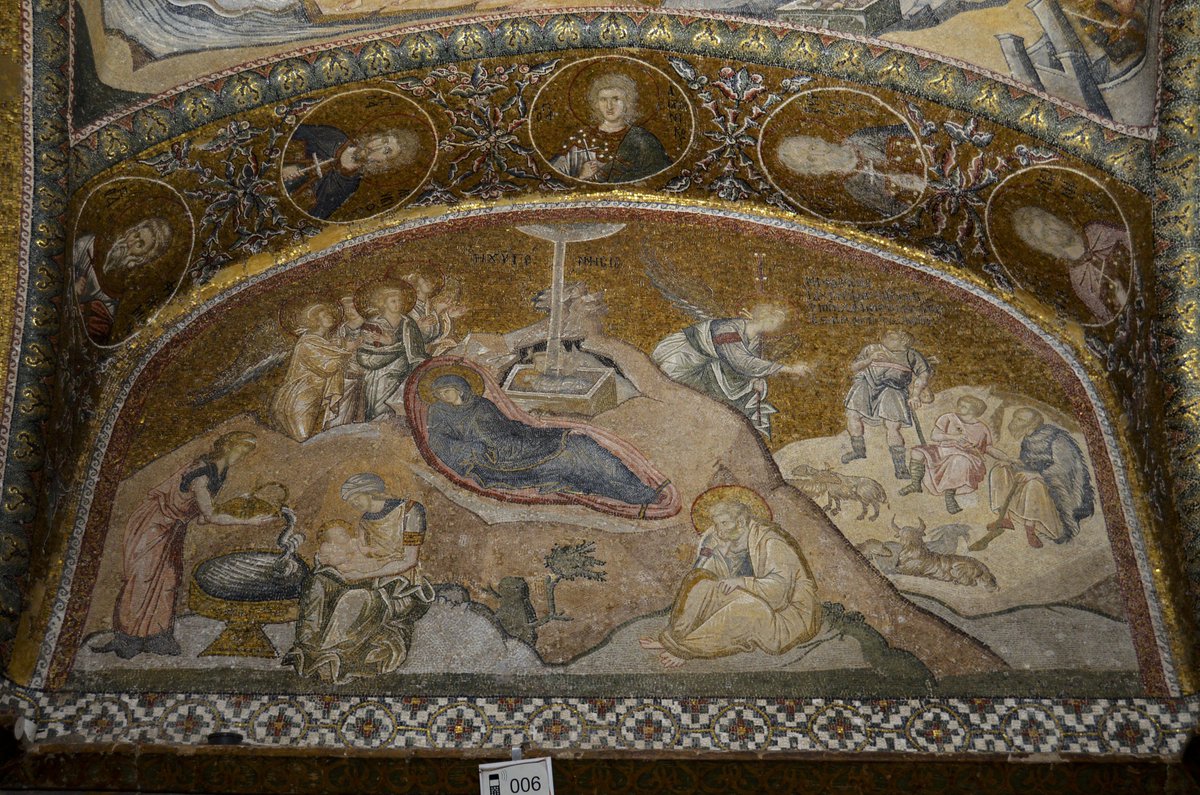 Mosaic of the Nativity at Chora Museum
Wishing everyone a Merry Christmas