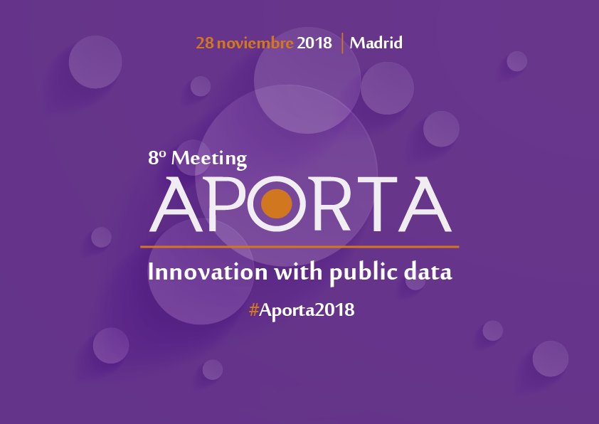 datosgob's tweet photo. The European Data Portal share some outcome of Aporta “Innovation with public data” Meeting 2018: https://t.co/cZwCThOuak vía @EU_DataPortal #opendata #Aporta2018 https://t.co/bGAA6KVWZA