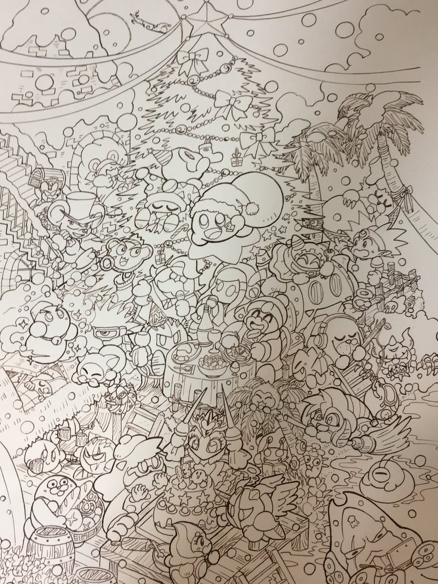 谷口あさみ 新連載準備中 昨日までちょいあたたかだったのに また寒くなったし クリスマスといえば星の カービィ も れつプププアワー の13巻です クリスマスプレゼントにもおすすめですよみなさん 宣伝ついでに表紙メイキングでも