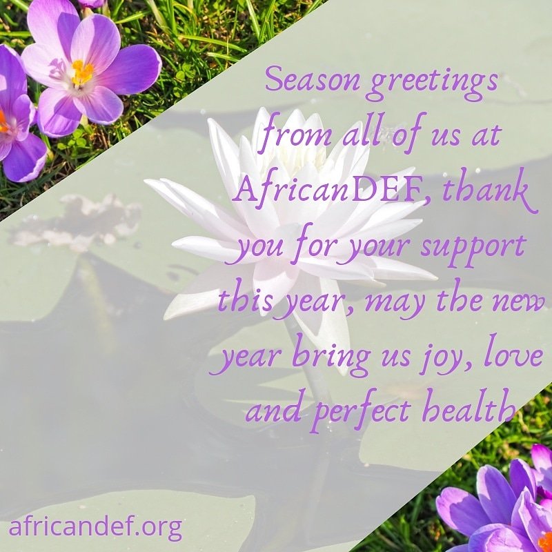 AfricanDEF's tweet photo. Wishing you all the joy of the season.
This year has been spectacular for us in different capacities.
We appreciate all our team members, volunteers, sponsors and friends of the foundation, we pray for greater heights for us all.

Happy celebration!!! https://t.co/jvPMRkpFAZ