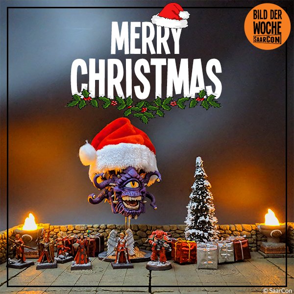 Schöne Feiertage und alles Gute für das neue Jahr! 🎄✨ 
#besinnlich #saarcon #advent #weihnachten #weihnachtszeit #christmas #rpg #d20 #dnd #tabletop #zocken #gamemaster #nerd #geek #roleplaying #gw #fantasy #scifi #rollenspiel #boardgames #brettspiele #warhammer40k #cosplay