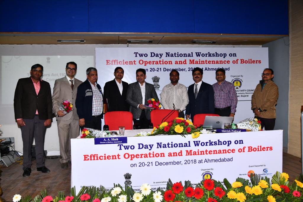 NPC_INDIA_GOV's tweet image. NPC, Gandhinagar conducted National Workshop on #EfficientOperation and Maintenance of Boilers from 20-21 December 2018 at Ahmedabad, sponsored by Central Boiler Board, Director of Boilers, Gujarat state.