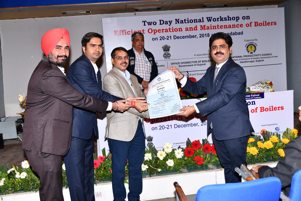 NPC_INDIA_GOV's tweet image. NPC, Gandhinagar conducted National Workshop on #EfficientOperation and Maintenance of Boilers from 20-21 December 2018 at Ahmedabad, sponsored by Central Boiler Board, Director of Boilers, Gujarat state.
