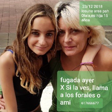 📢MAXIMA DIFUSIÓN 📢 
🆘ALERTA DESAPARECIDO🆘
<a href="/sosdesaparecido/">ALERTA DESAPARECIDOS</a> 
#SosDesaparedos
La hija de nuestros ComPAHs
<a href="/PahAntsoain/">PAH Antsoain/Ansoain</a>  está #DESAPARECIDA 
Pedimos 
📢MAXIMA DIFUSIÓN 📢 
#Difunde