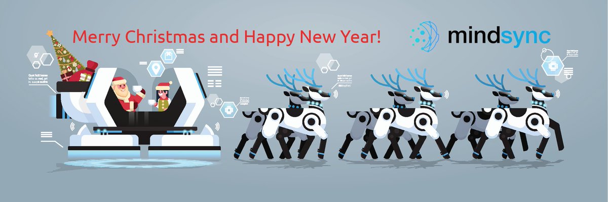 #Mindsync wish you a Merry Christmas and Happy New Year!