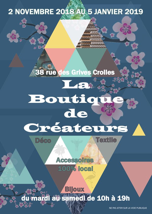 CROLLES (38) -  Boutique de #créateurs riche en couleurs, 12 univers à découvrir du 2 novembre au 5 janvier - swll.to/g1Rg1x