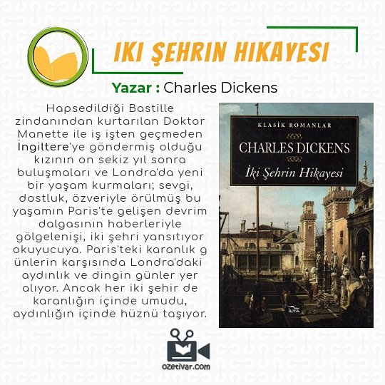 / İki Şehrin Hikayesi

— "henüz bu dünyaya aitmişim gibi pek hissetmiyorum." 
— "Buna hiç şaşmam; bu sabah başka bir dünyaya geçmenize kıl payı kaldığını düşünecek olursak... Konuşmaya bile mecaliniz kalmamış gibi duruyorsunuz." 
— "Mecalsiz olduğumu hissediyorum zaten."
#kitap