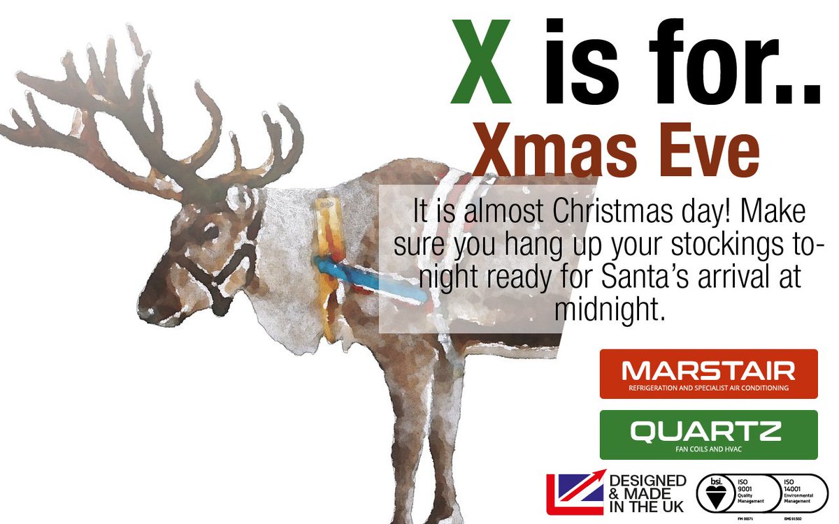 ADVENT ALPHABET - X is for Xmas Eve

We hope you have a great time celebrating with friends and family this Christmas. 

#Christmas #Advent #Alphabet #XisforXmasEve #XmasEve #ChristmasEve #MerryChristmas #HappyHolidays #UKmfg