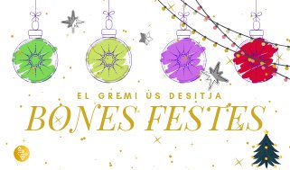 HostaleriaTuris's tweet photo. El @HostaleriaTuris us desitja unes Bones Festes i un Feliç Any Nou!!! #sompenedes #somterritori #somvi #somproducte #somcava #somgastronomia #somgremi https://t.co/UYX1TyhRzc