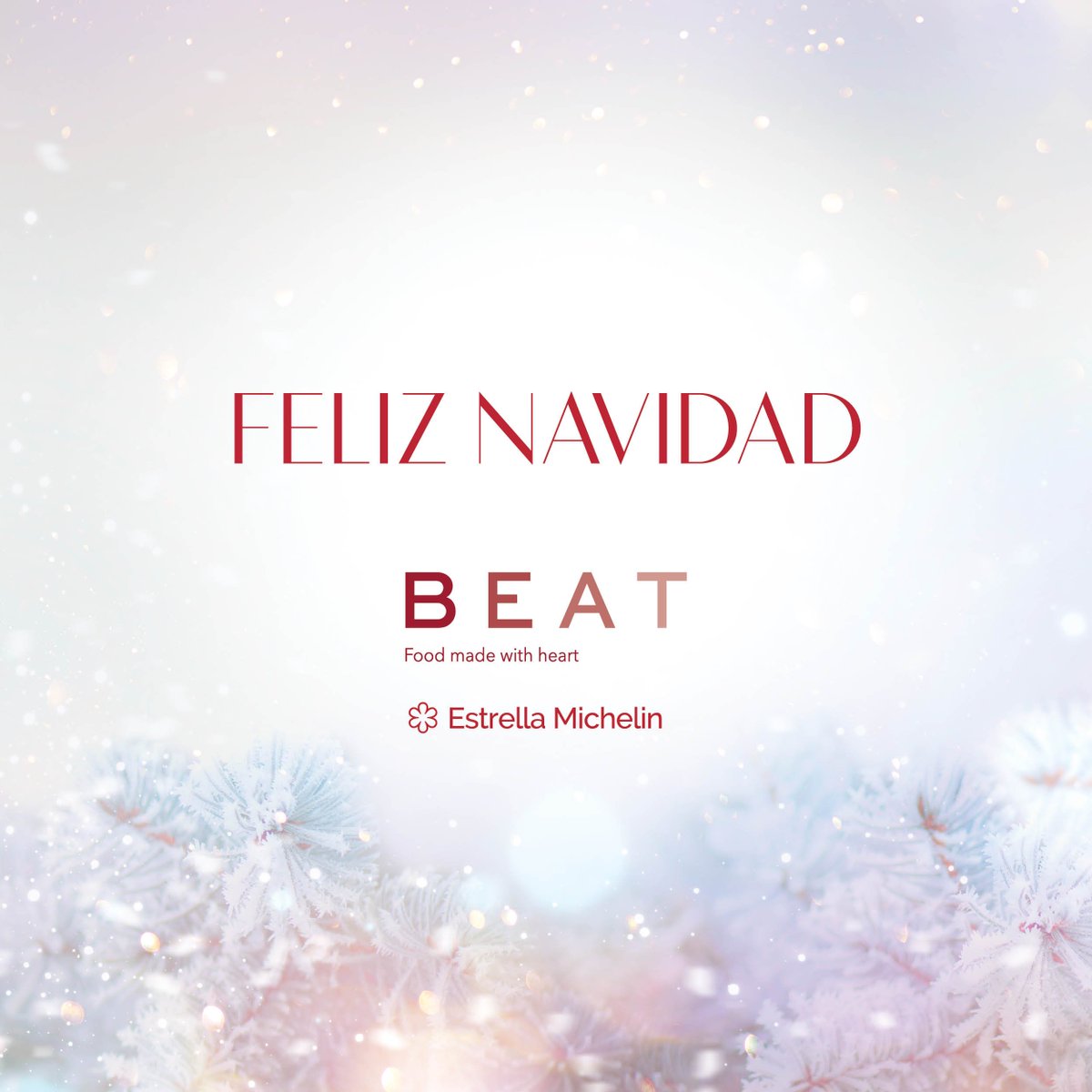 Que la magia de la Navidad reine en vuestras mesas. 
¡Feliz Navidad! ❤️ 
º
May the magic of Christmas reign at your tables. Merry Christmas! ❤️

#Beatcalpe #navidad