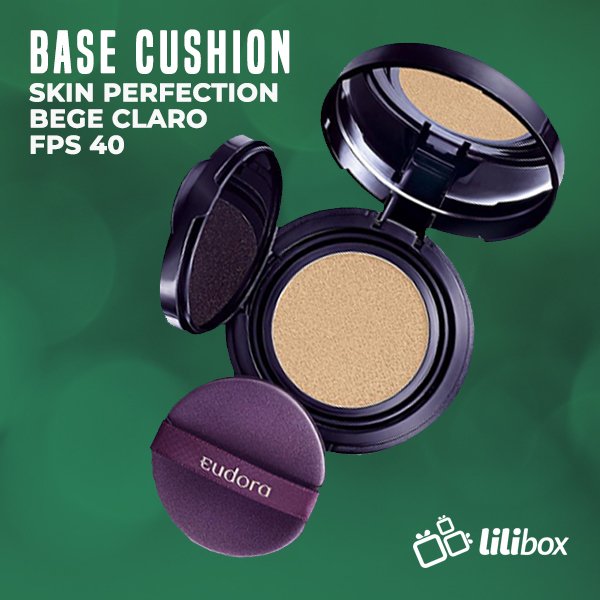 AppLiliBox's tweet image. BASE CUSHION SKIN PERFECTION FPS40 BEGE CLARO
Fórmula ultra fluída, a base cushion confere cobertura média, promove efeito mate, hidrata a pele, dura o dia inteiro e resiste à água e ao suor. Também possui FPS40.
Compre a sua agora: bit.ly/2RiC0aT