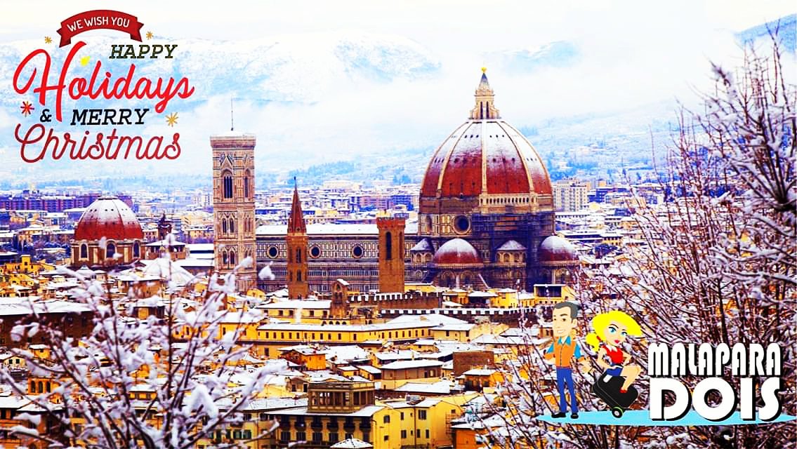 Que a alegria do natal esteja presente hoje, amanhã e sempre na vida de vocês.

Desejamos à todos um Feliz Natal e um 2019 repleto de viagens!!!

Descubra o Mundo Conosco.
"Às vezes o que falta para alguém viajar é uma boa dica e uma boa história"

malaparadois.com