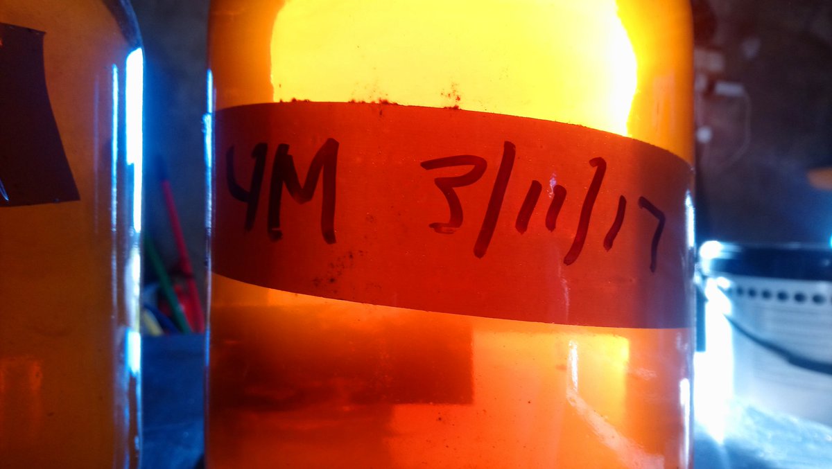 KnivetonCider's tweet photo. Final job in cider shed. Bottling just 2 gal of #singlevariety #kingstonblack #yarlingtonmill. Just left in demijons under airlock since Nov17. #wildyeast ferment, not racked off lees and #notsulphited - as real as #realcider gets! For #personalconsumption over Christmas https://t.co/YZSi8kkokZ