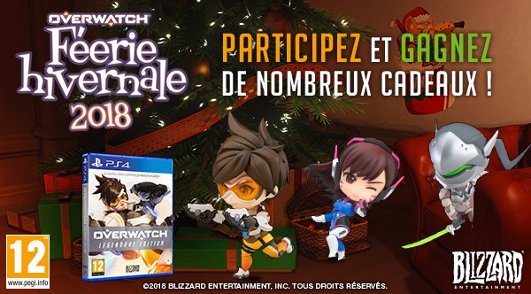 Leclerc_JV's tweet photo. 🤶 #Concours Plus que quelques jours pour profiter du Winter Wonderland d'Overwatch ! RT + follow pour tenter de remporter l'un des lots composés d'un Nendoroid et un jeu #Overwatch Legendary #PS4 👏

Dispo ici ▶️https://t.co/Z5pbHkHMST
Règlement ▶️https://t.co/tdXhNHaKJH https://t.co/13xN7EHE7C