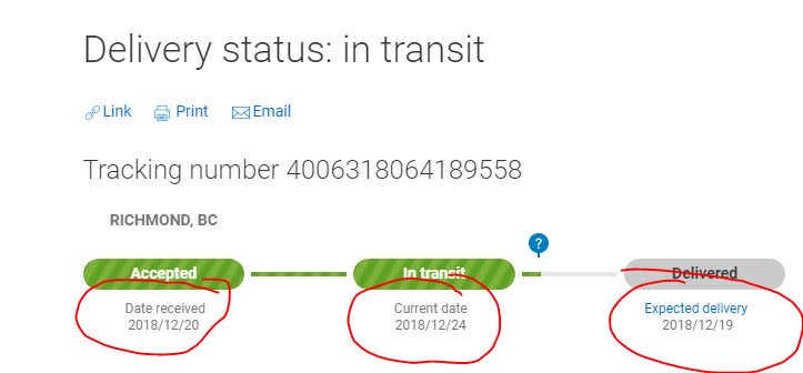 SRosamus's tweet photo. Si t'es @canadapostcorp , tu peux redéfinir les lois de la logique.
No problem. 🙄
#scrapperNoel https://t.co/K4sogg94xF