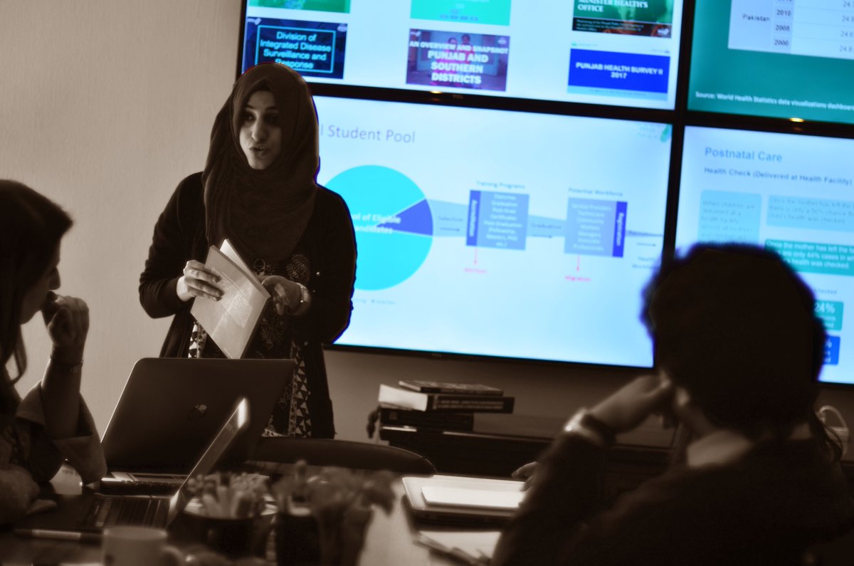 shabnumsarfraz's tweet photo. #MomentsOfPride: @Ay3shaN elaborating on the composition of annual #MDCAT applicant student pool in Punjab. She did this #LitReview and other associated works on a fulltime job with @PPHAofficial while completing her #MS in #EnvironmentalEngineering from #UETLahore ! #YouthPower https://t.co/KPyA5bEKJ3