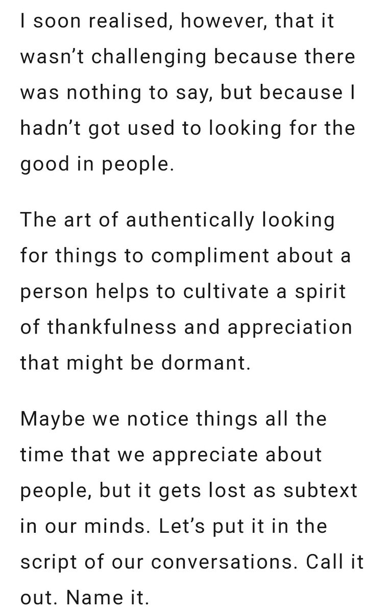pat_bares's tweet photo. «Once we develop an eye for beauty in people, we move from "saying compliments" to living out a culture of encouragement which is authentic and life-giving.»

Source: https://t.co/o0YUbCcquN https://t.co/LqiPUFAwqF