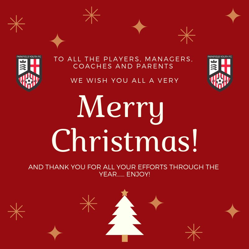 ParkfieldYFC's tweet photo. Merry Christmas from Parkfield Youth FC! https://t.co/GLrMIiusOW