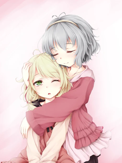 由愛こず塗った。由愛ちゃんが、こずえちゃんを…魔王様を…甘やかしちゃう… 