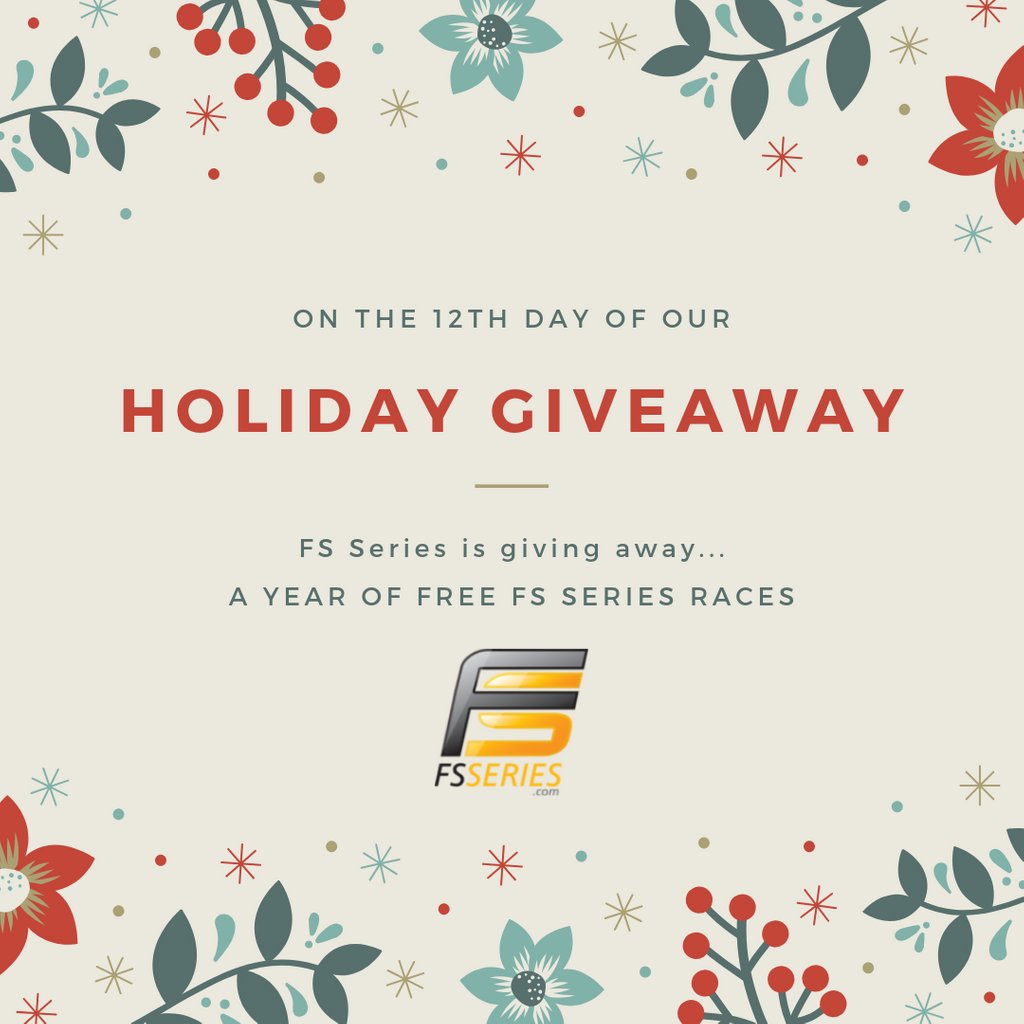 FSSeries's tweet image. 🎅 It's our last day of holiday giving and today's lucky winner gets a free year of registration to any FS Series owned races! 

Enter by sharing this post to your social media so all your friends know to come on over to FS Series to enter as well!
 
#fsseries1206
