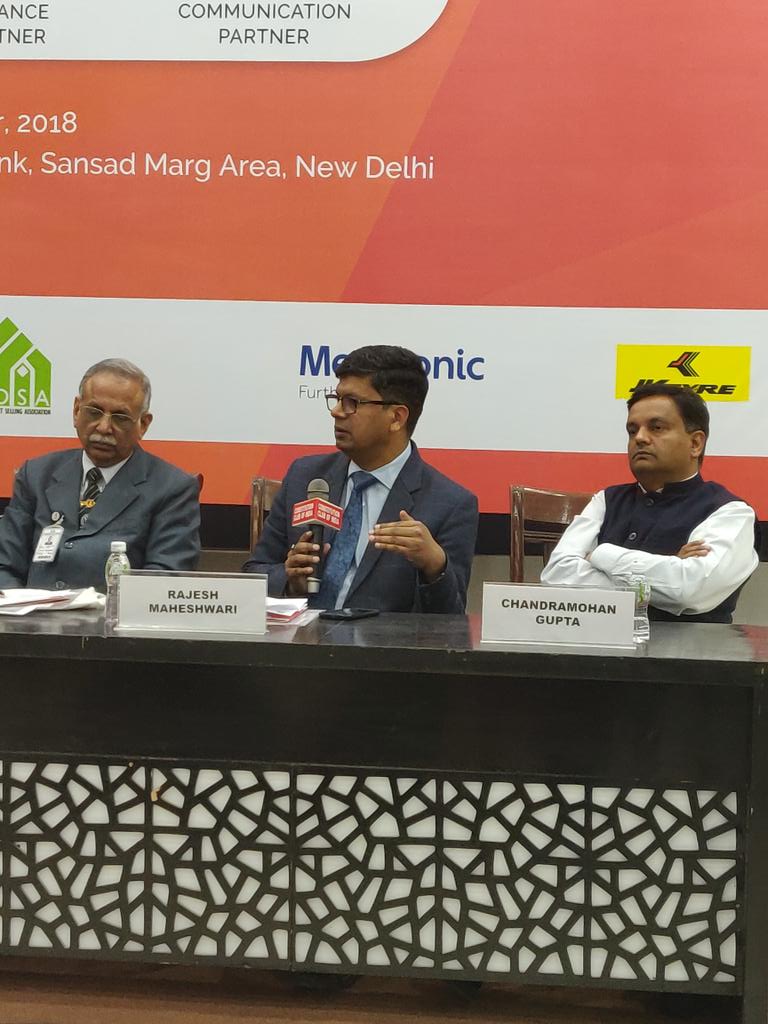 "Things have improved a lot in this govt  regime. System has become more transparent." - Rajesh Maheshwari from <a href="/QualityCouncil/">QCI #qualitymatters</a> sharing his thoughts on 'good governance' here at #AwareConsumerAwards2018.